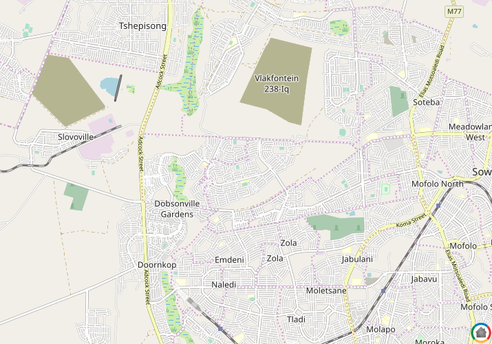 Map location of Thulani